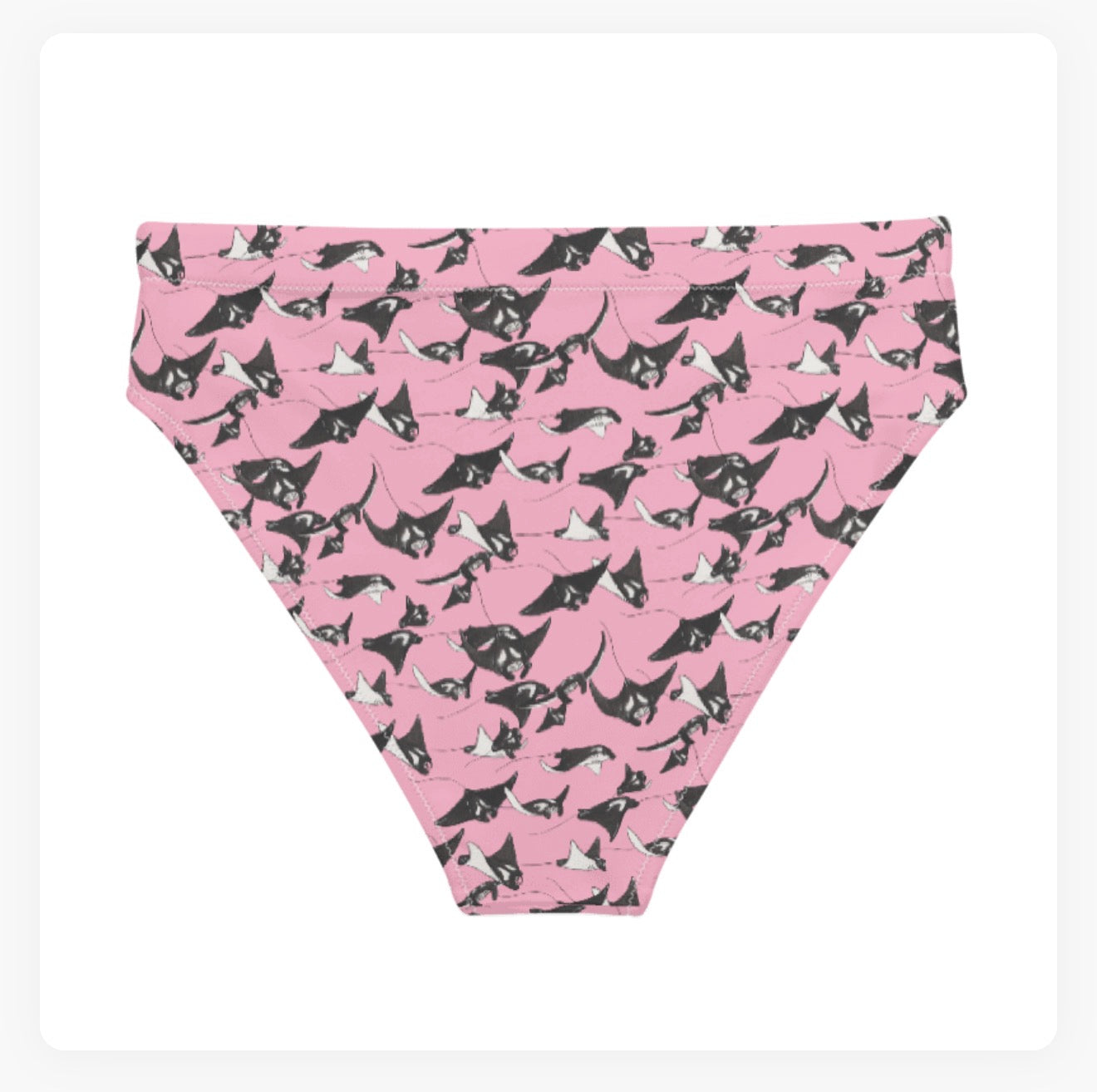Manta Ray High Waisted Bikini Bottoms