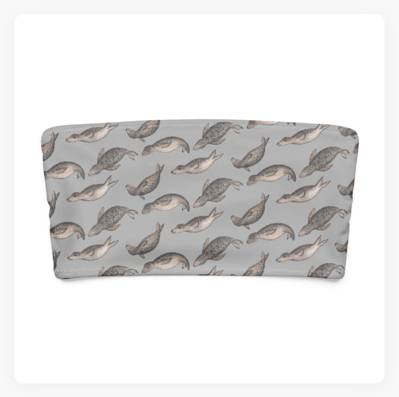 Seal Project Bandeau Bikini Top