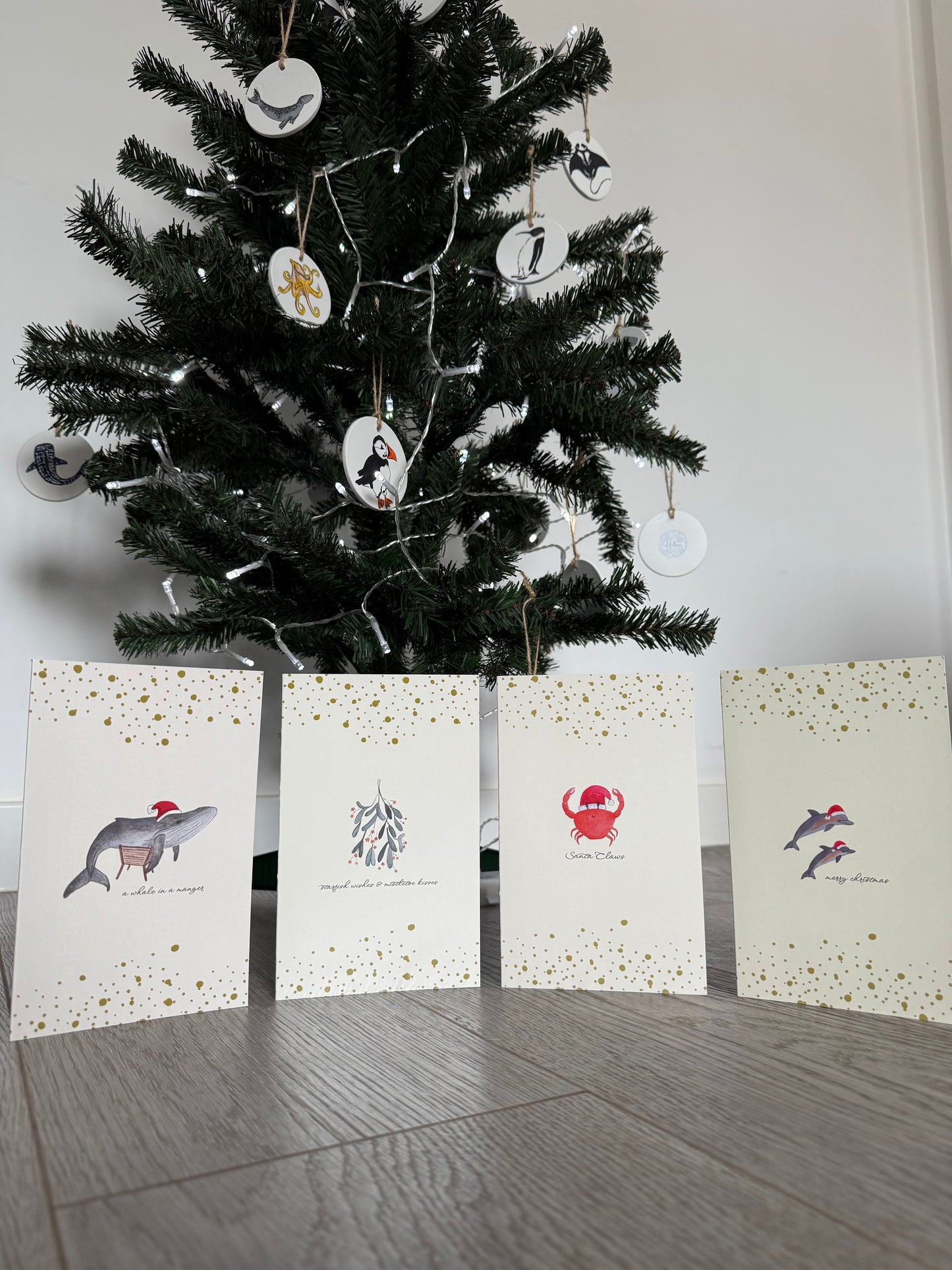 Starfish Wishes Christmas Card