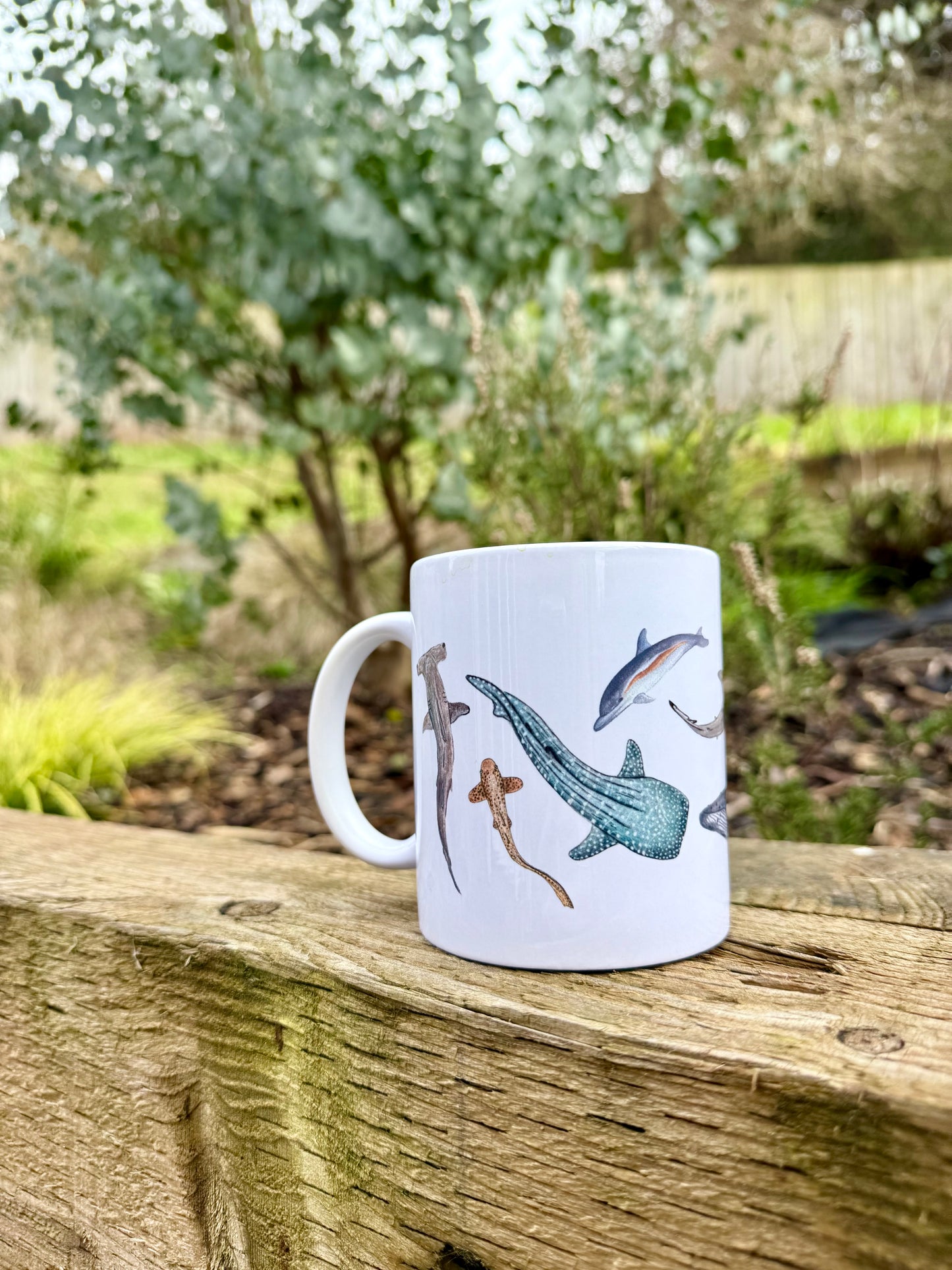 Watercolour Sea Life Mug
