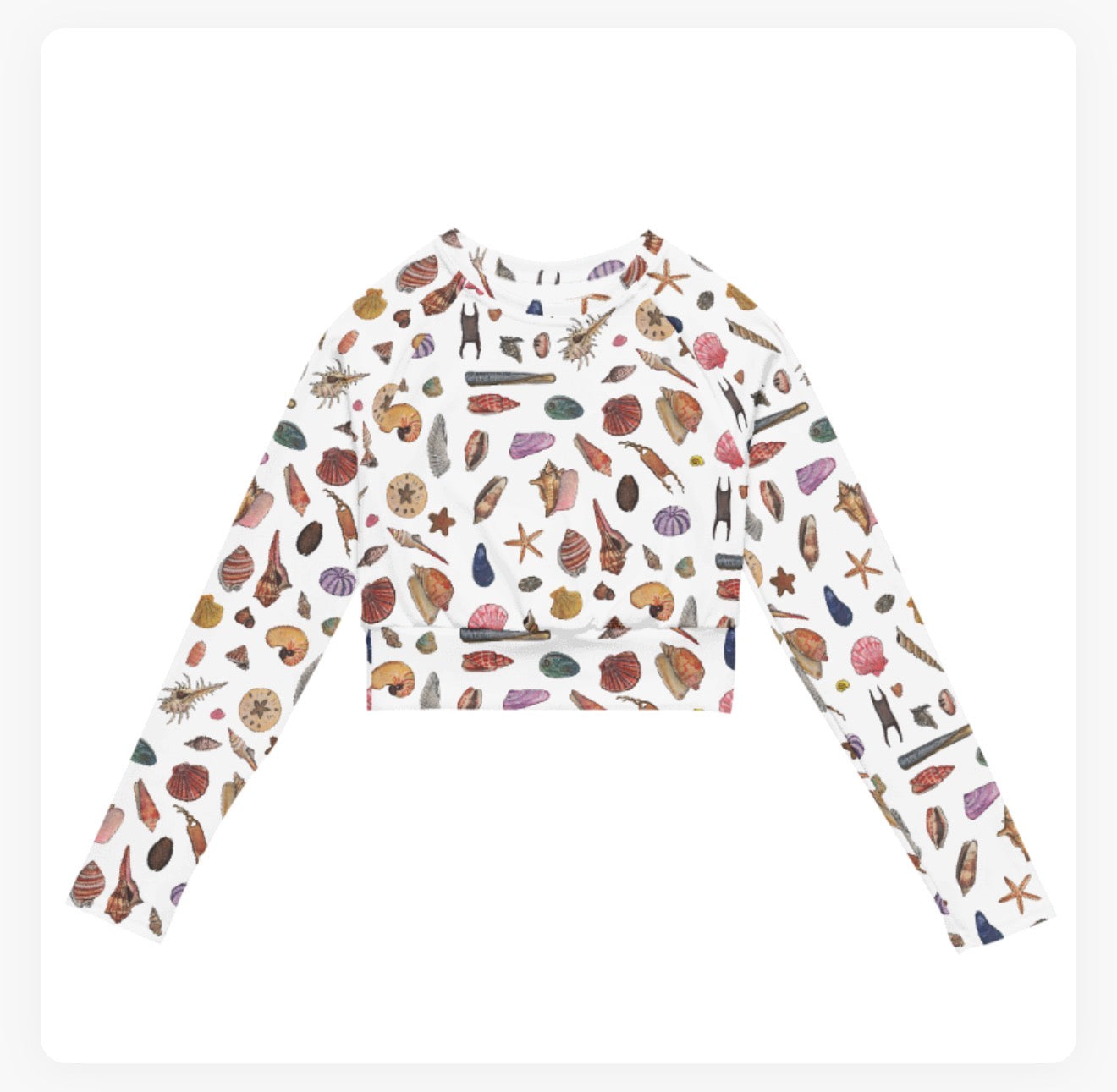 Seashells Crop Top