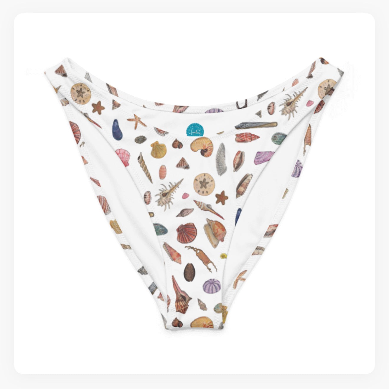 Seashells V-Cut Bikini Bottoms