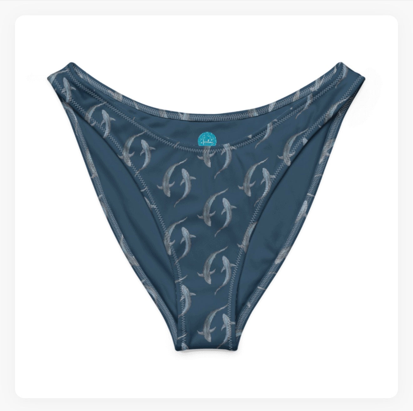 Dolphin Pod Bra Bikini Top