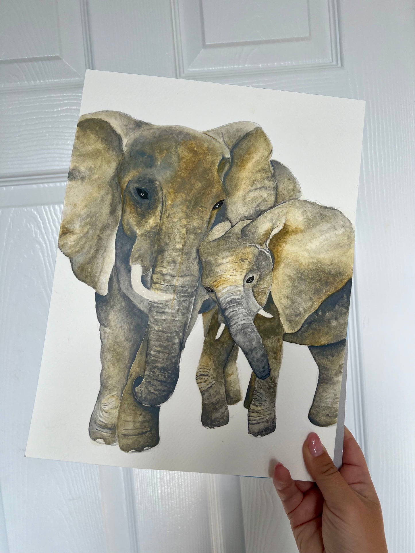 Custom Safari Animal Watercolour Painting