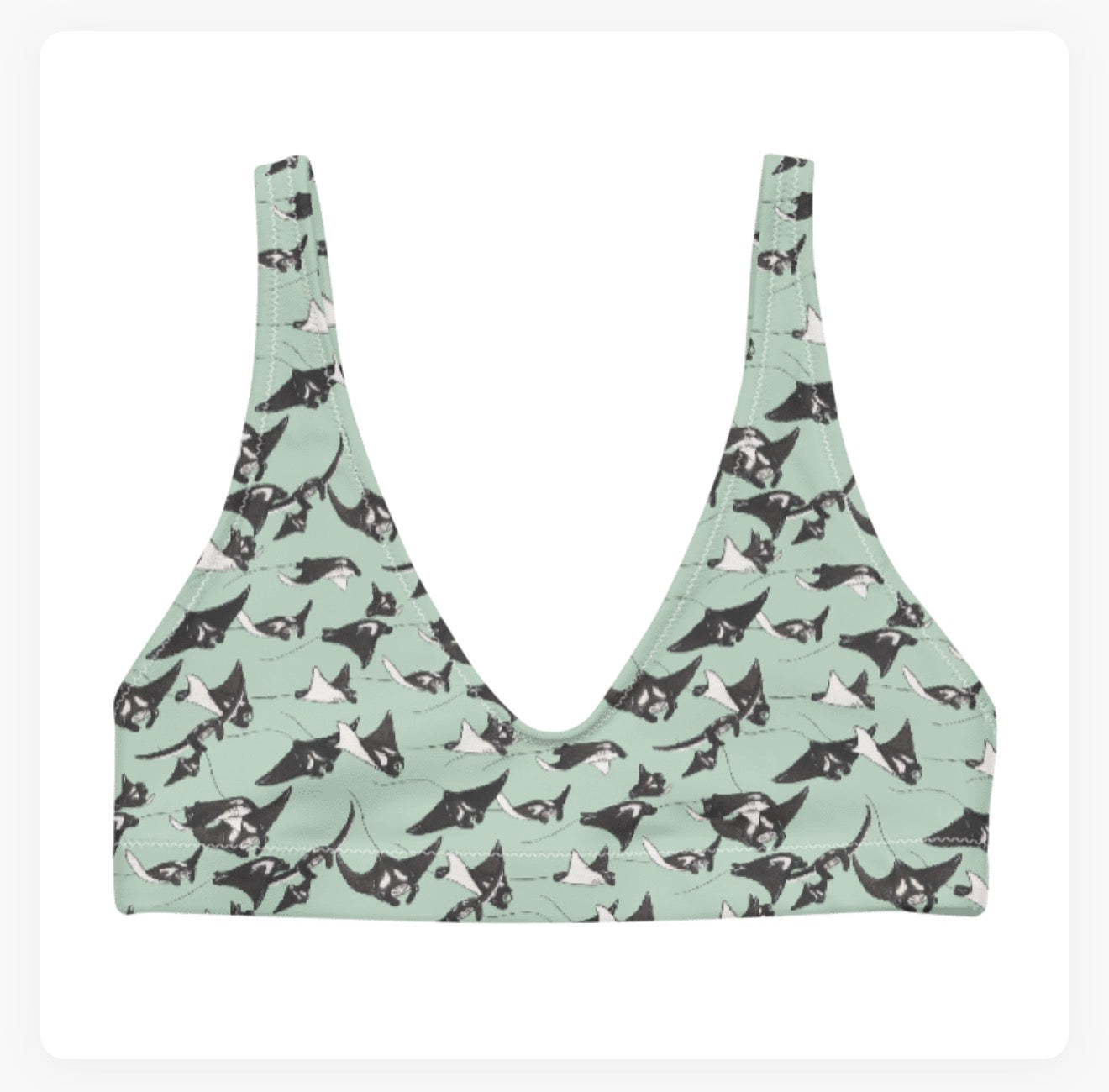 Manta Ray Bra Bikini Top