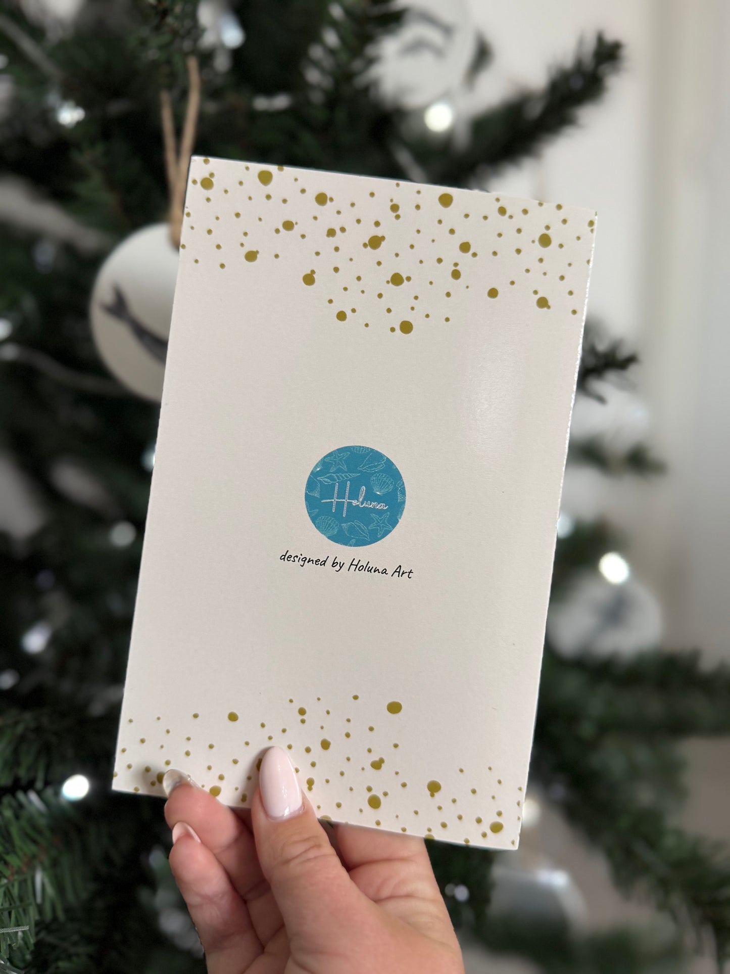 A Whale in a Manger Christmas Card