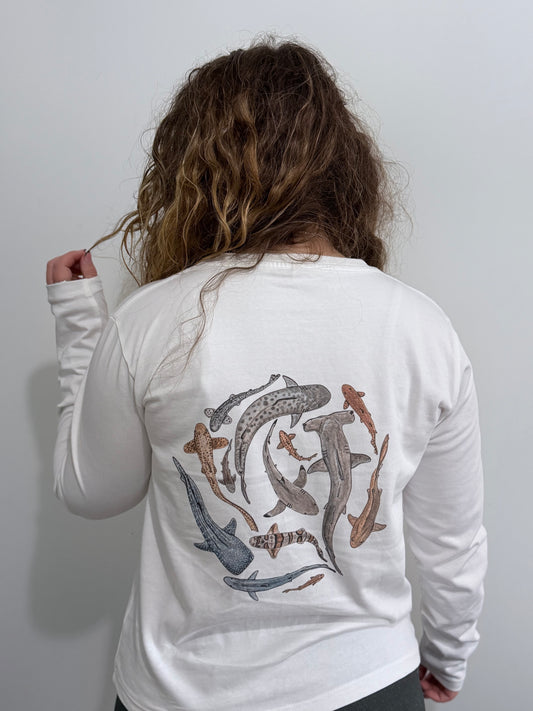 Shark Life Long Sleeve Top
