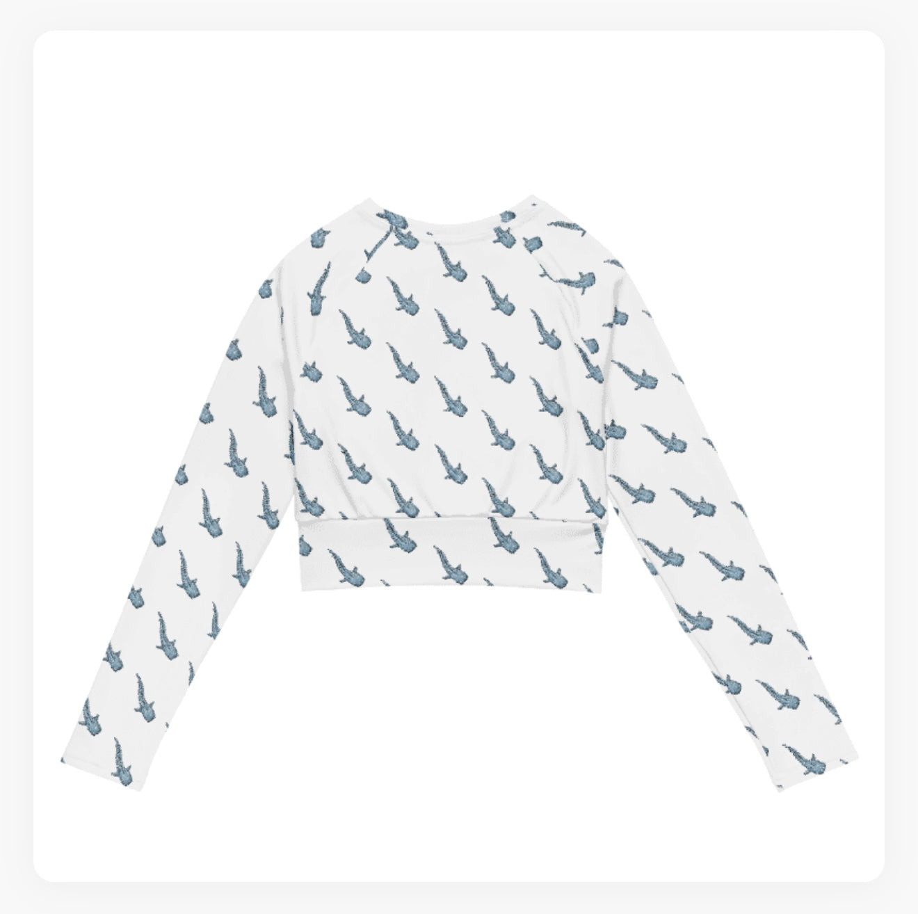 Whale Shark Crop Top
