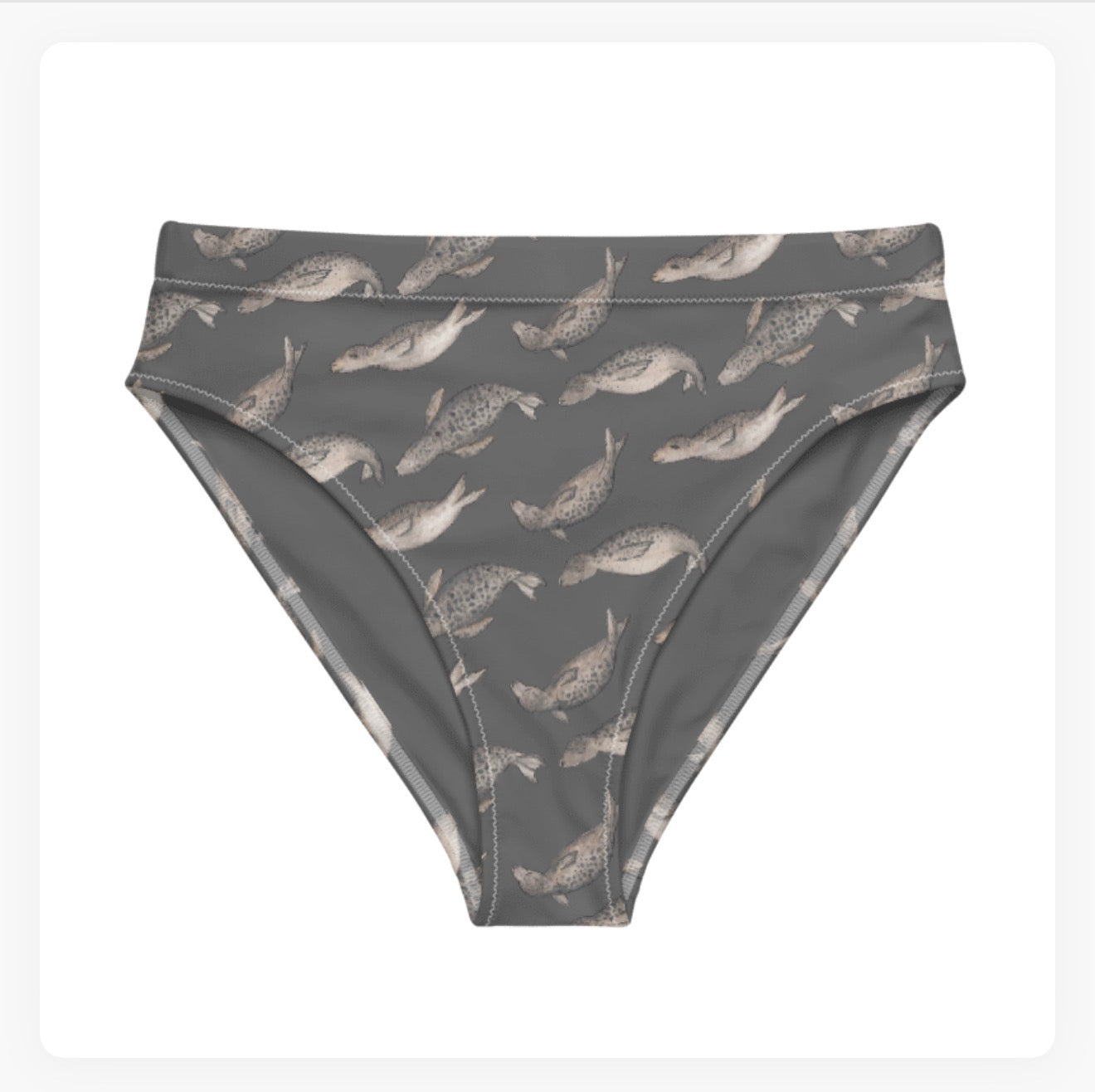 Seal Project High Waisted Bikini Bottoms