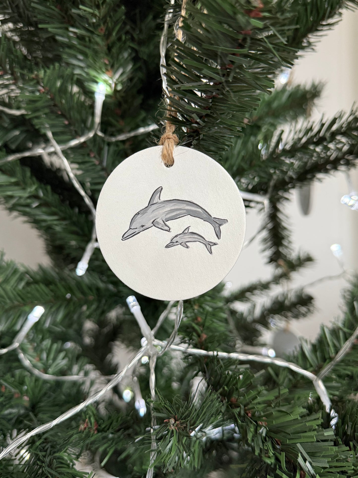 Dolphins Christmas Bauble