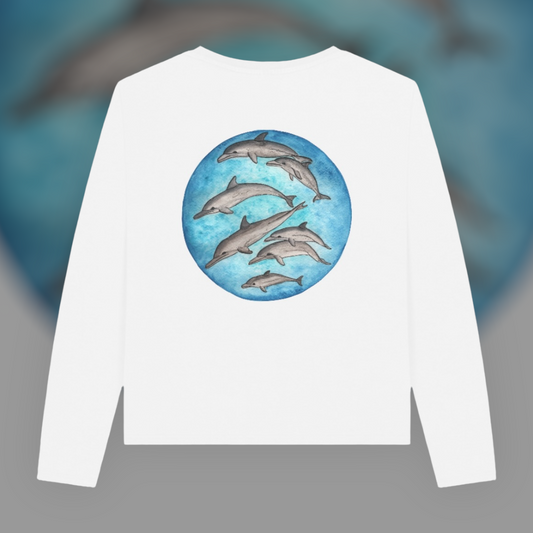 Dolphin Pod Long Sleeve Top