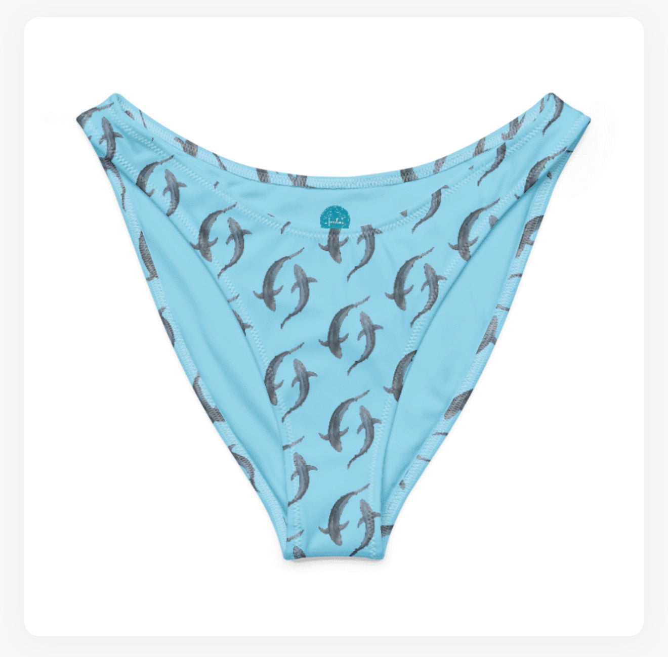 Dolphin Pod Bra Bikini Top