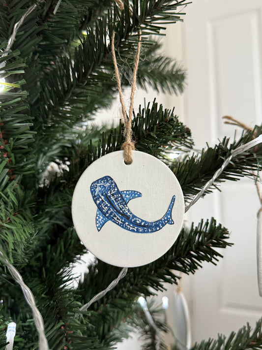 Whale Shark Christmas Bauble