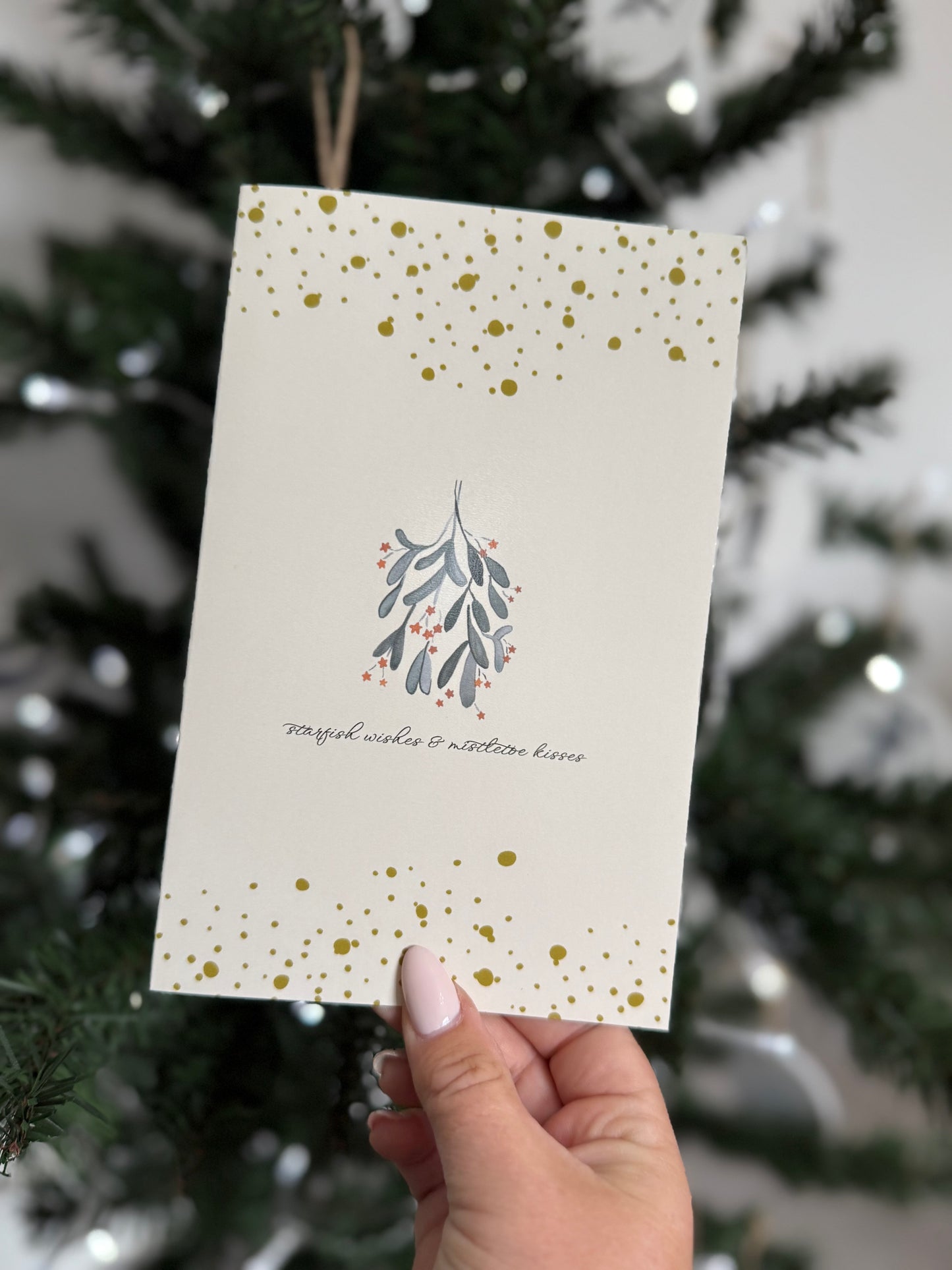 Starfish Wishes Christmas Card