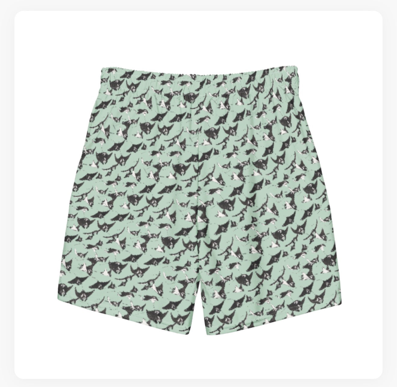 Manta Ray Shark Swim Trunks