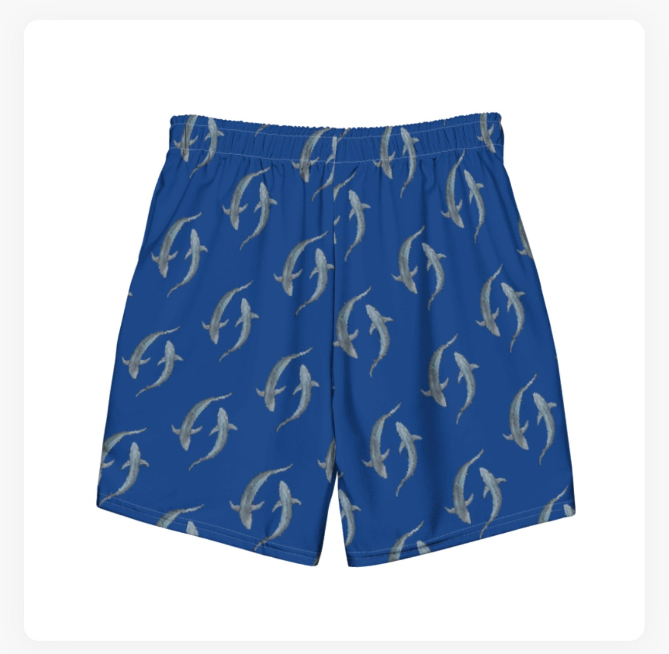 Blue Shark Swim Trunks