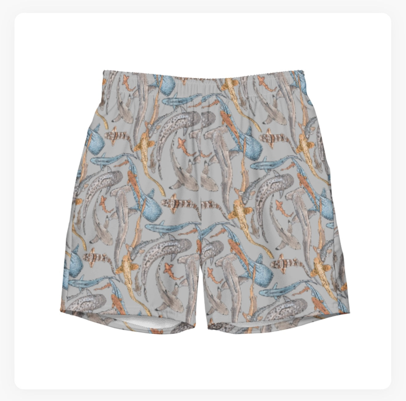 Shiver of Sharks Swim Trunks