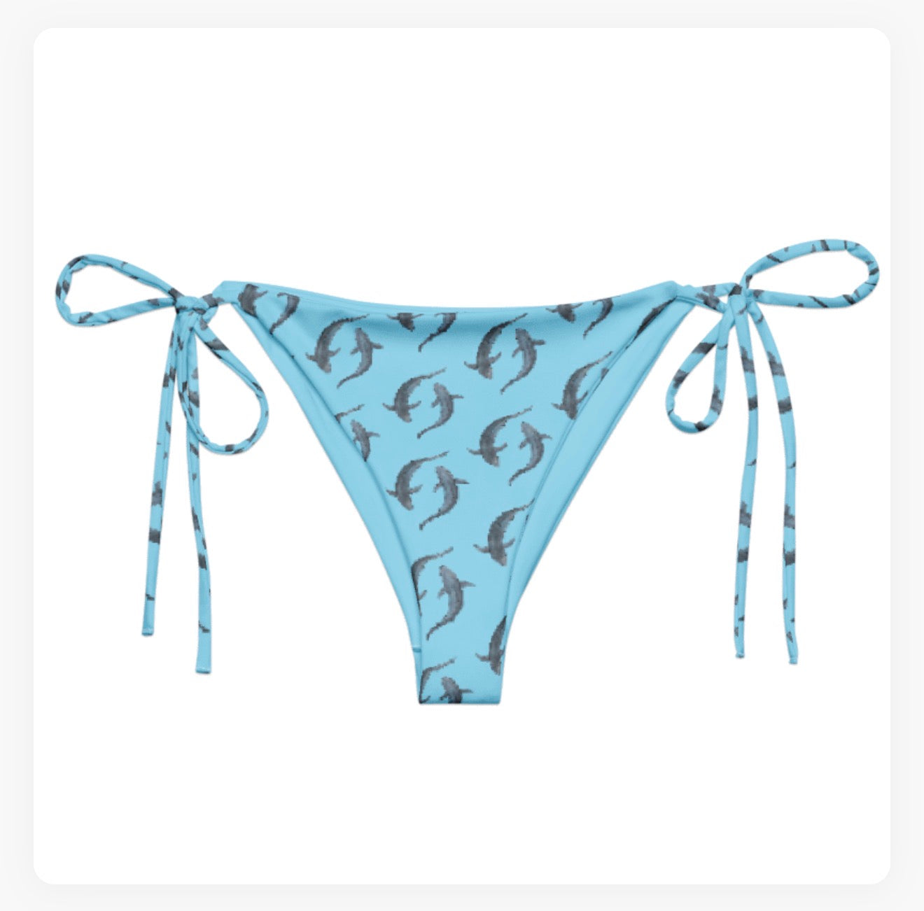 Blue Sharks String Bottoms
