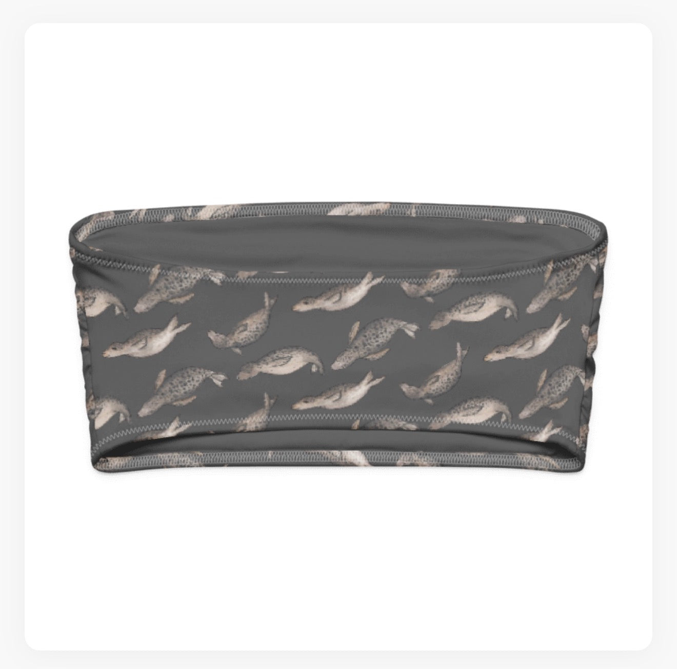 Seal Project Bandeau Bikini Top