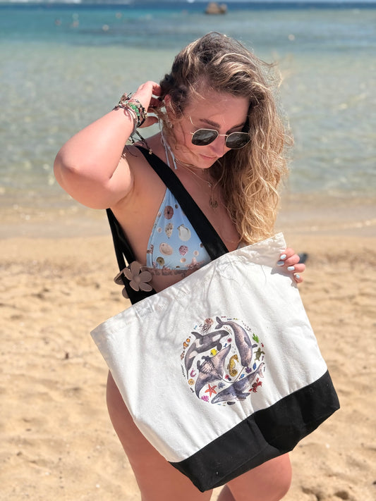 Marine Life Beach Bag