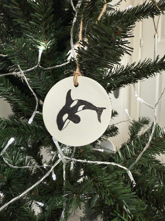 Orca Christmas Bauble