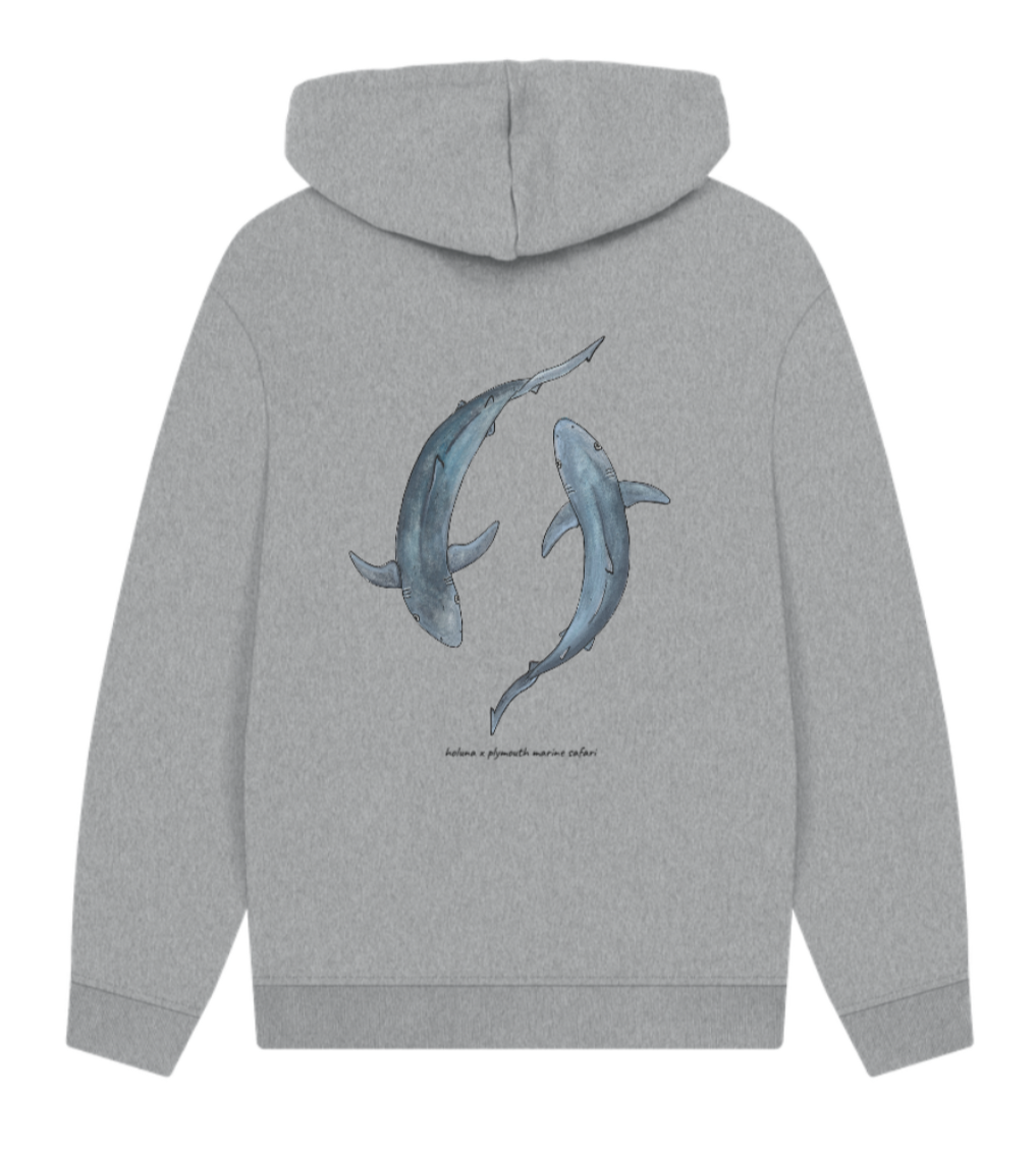 Blue Shark Hoodie