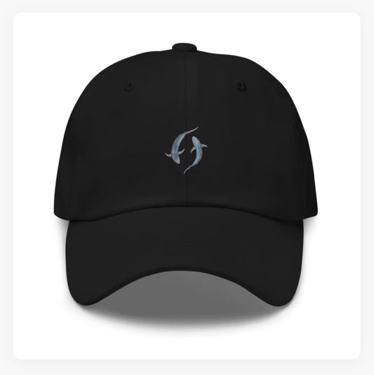 Blue Shark Baseball Hat