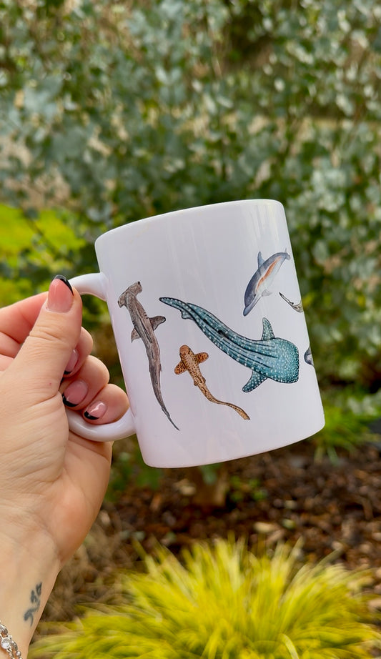 Watercolour Sea Life Mug