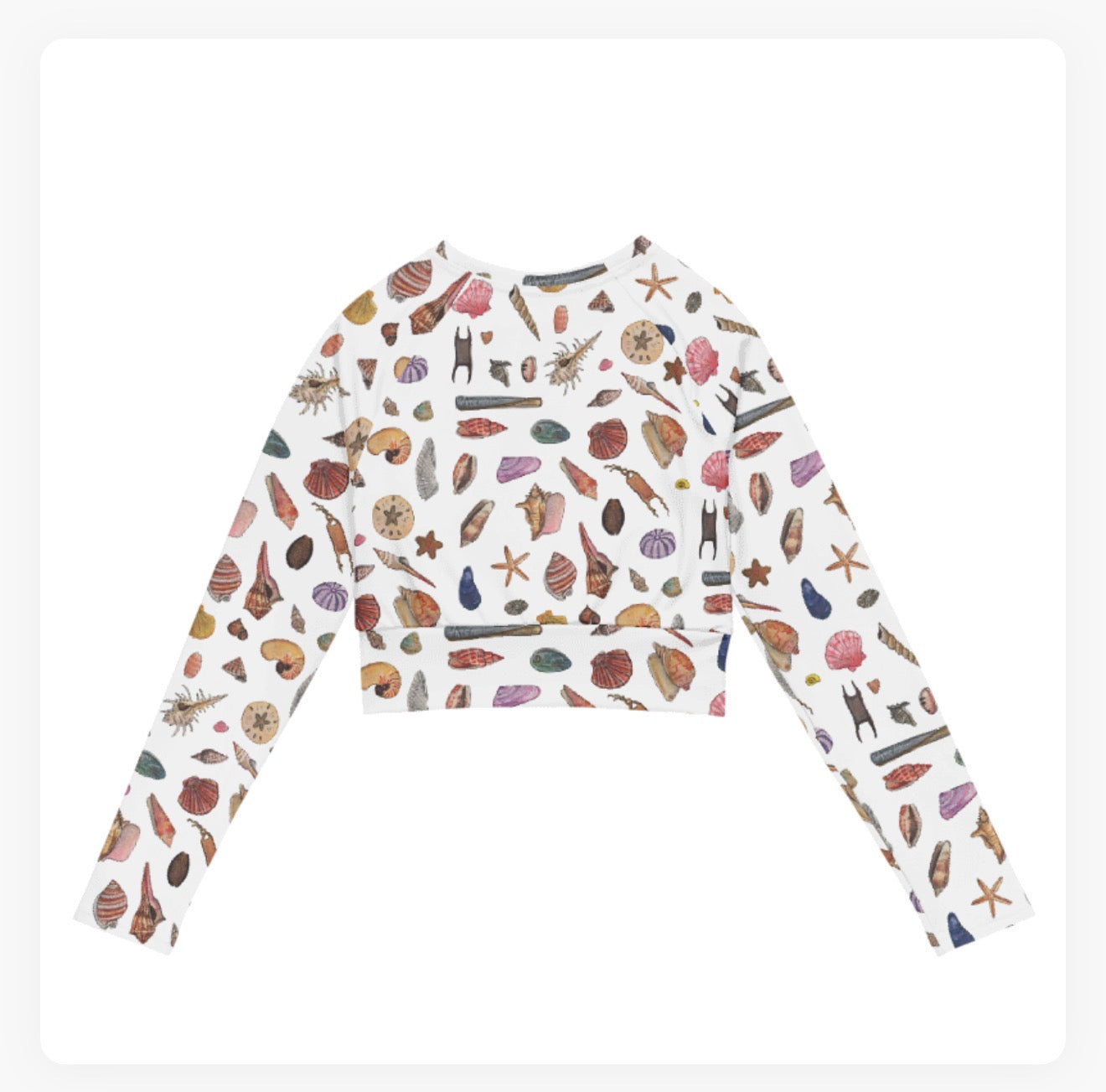 Seashells Crop Top