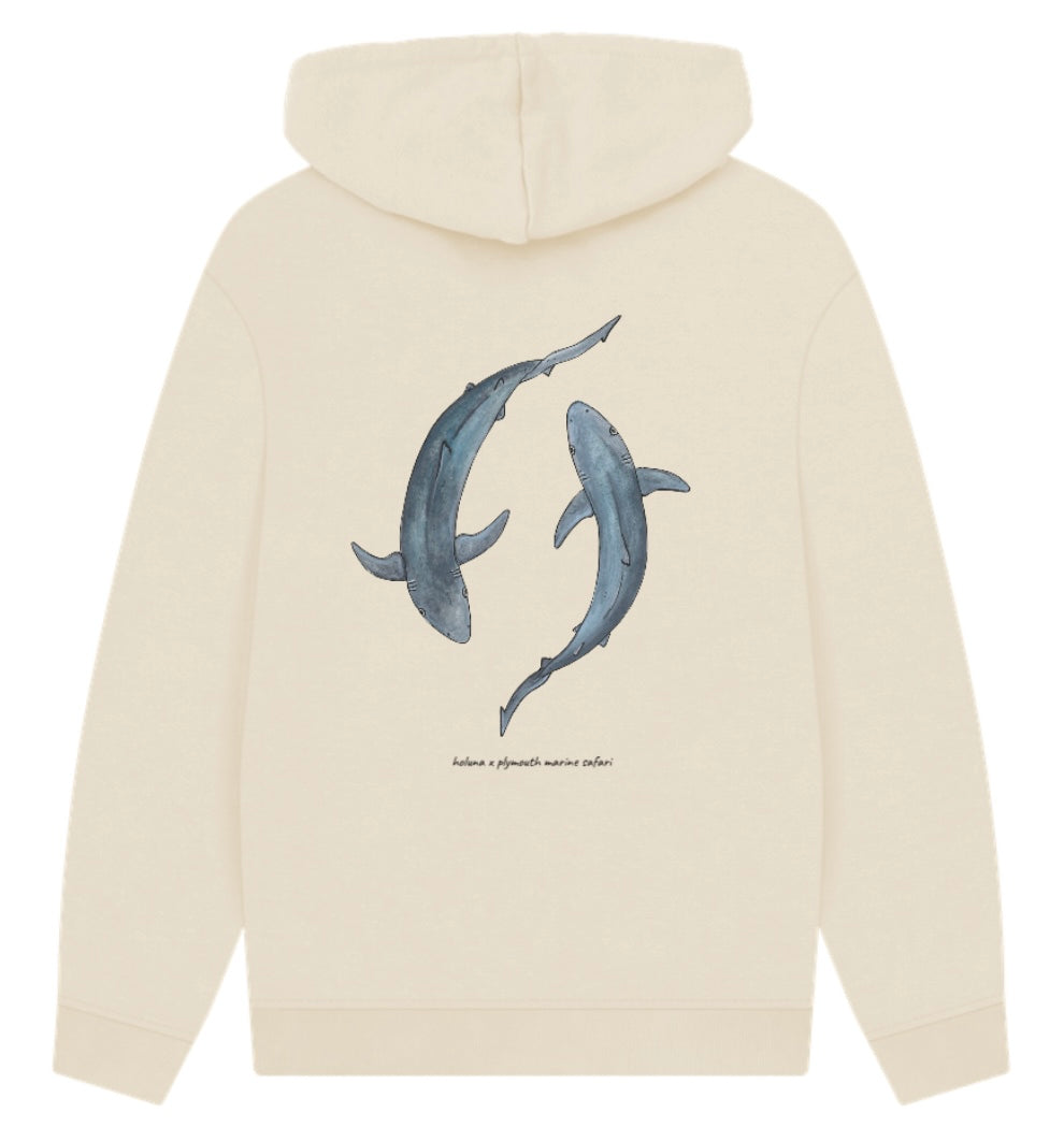 Blue Shark Hoodie