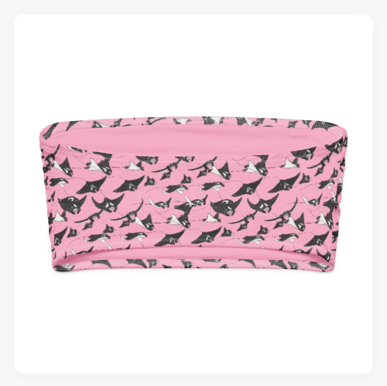 Manta Ray Bandeau Bikini Top