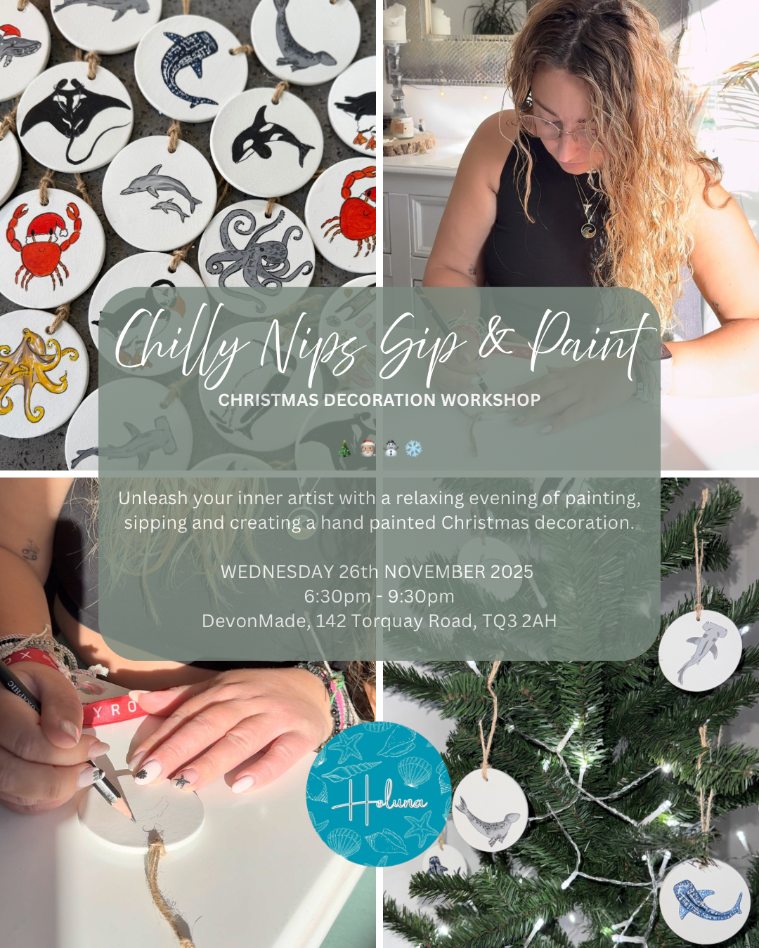 Chilly Nips Sip & Paint - Christmas Edition