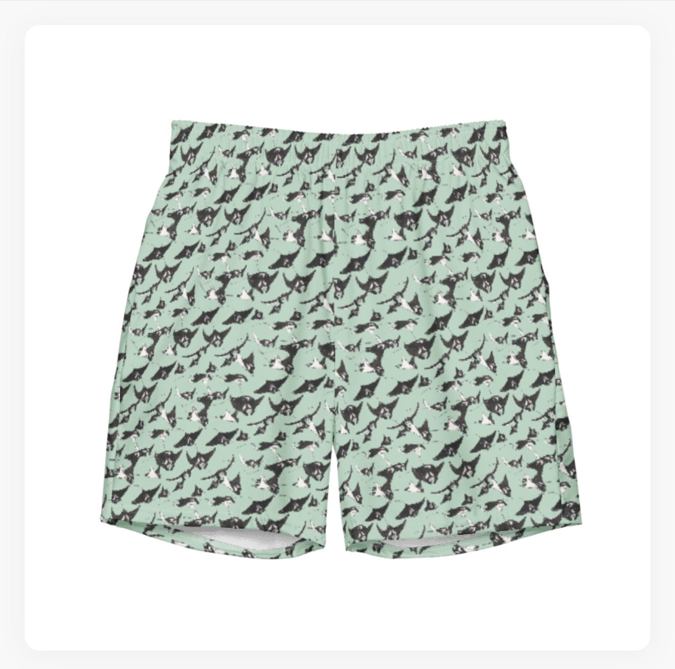 Manta Ray Shark Swim Trunks