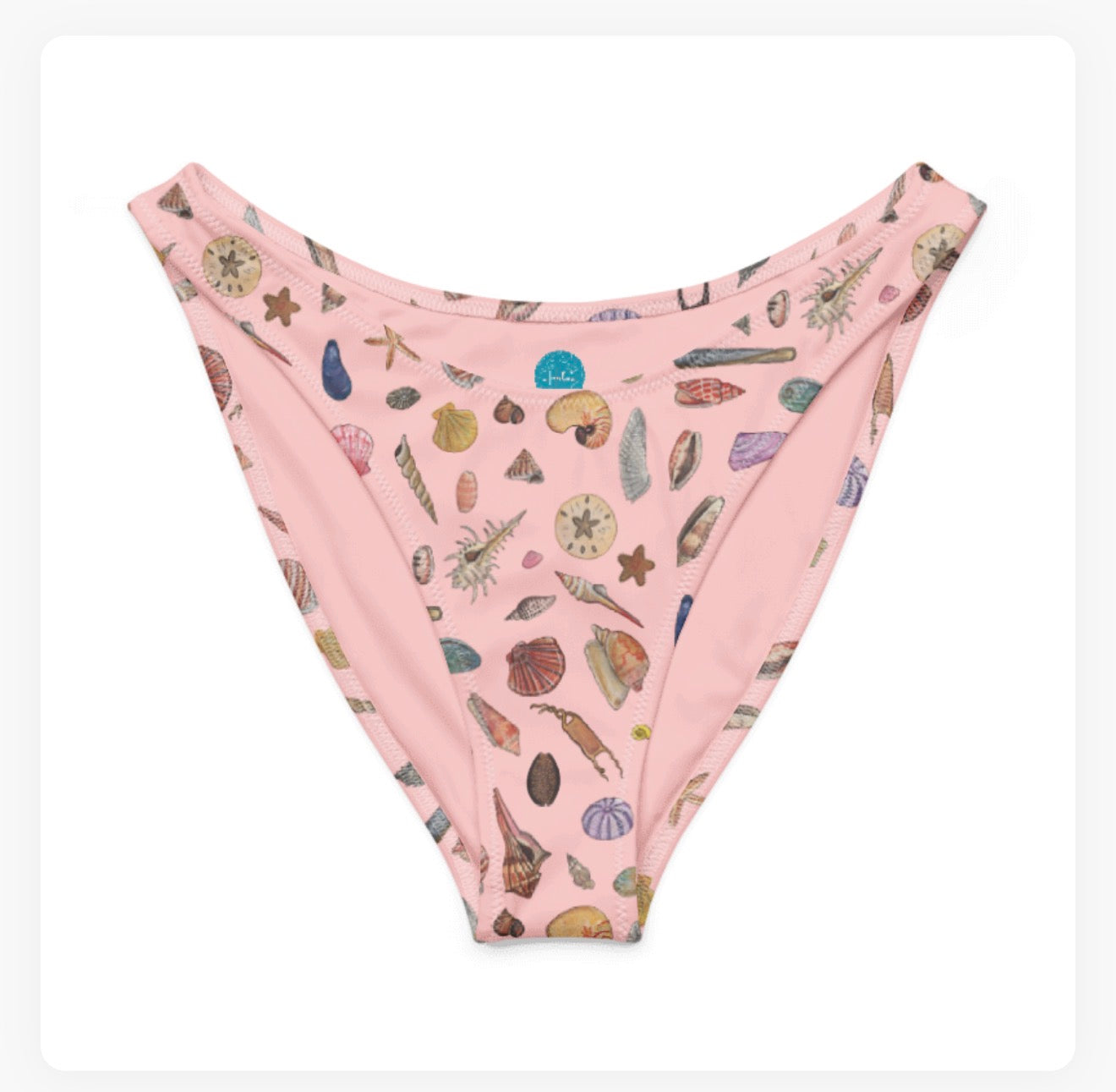 Seashells V-Cut Bikini Bottoms