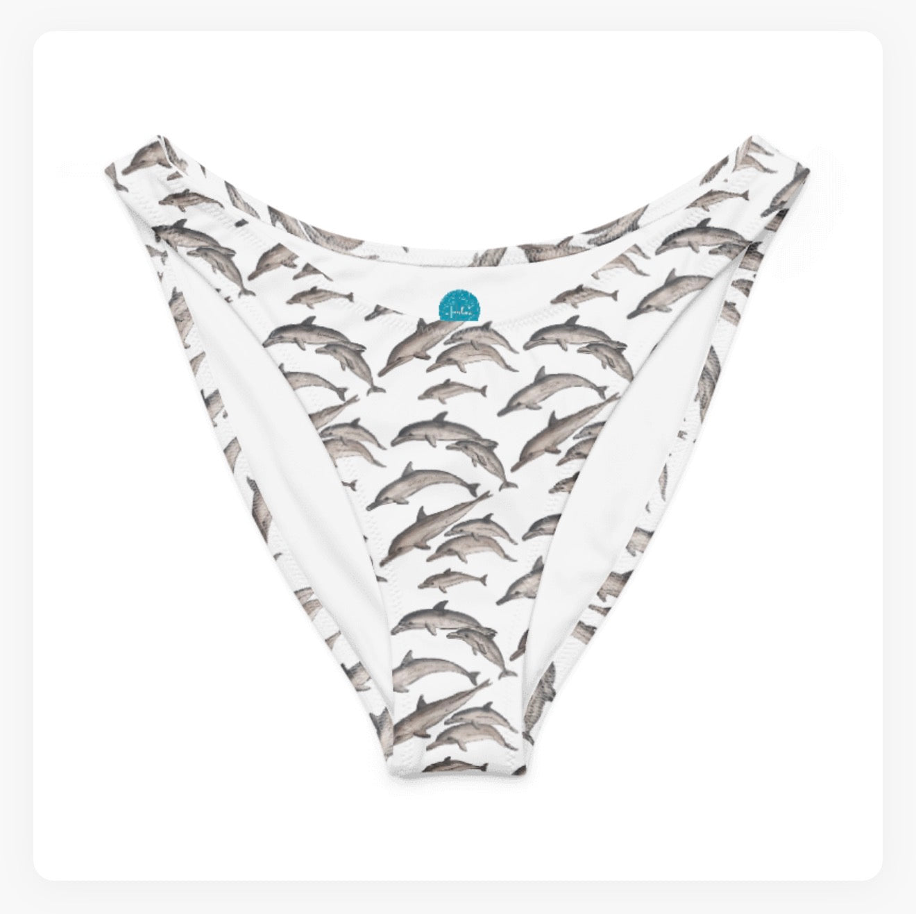 Dolphin Pod V-Cut Bikini Bottoms