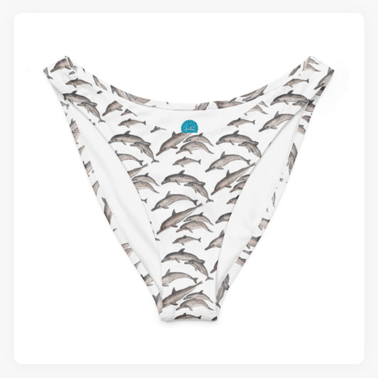Dolphin Pod V-Cut Bikini Bottoms