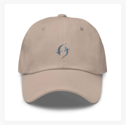 Blue Shark Baseball Hat