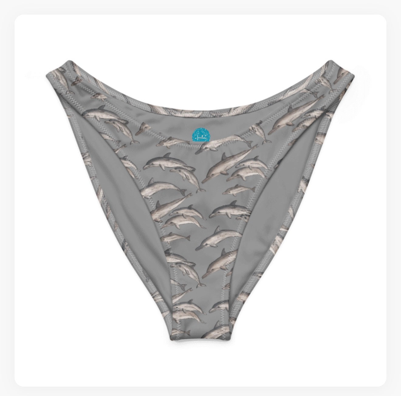 Dolphin Pod V-Cut Bikini Bottoms