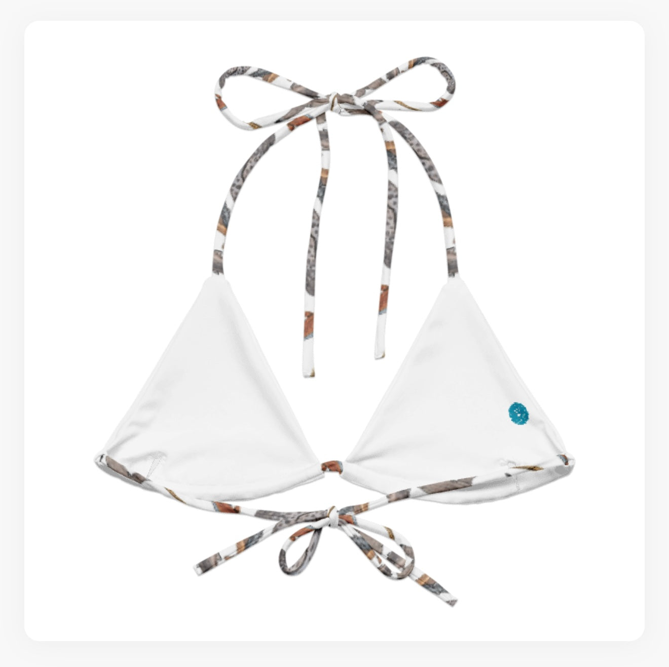 Shiver of Sharks String Bikini Top