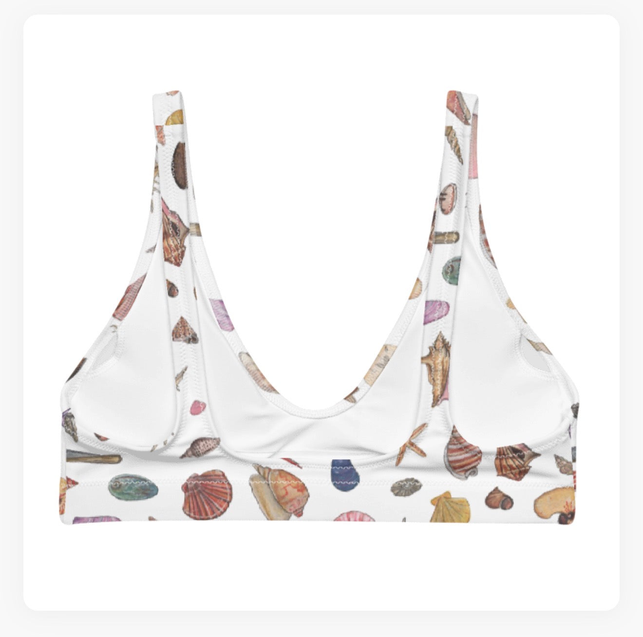 Seashells Bra Bikini Top
