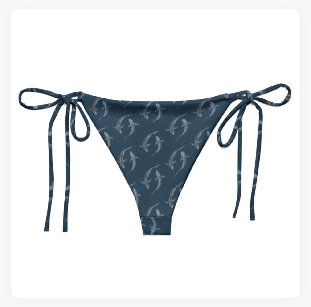 Blue Sharks String Bottoms