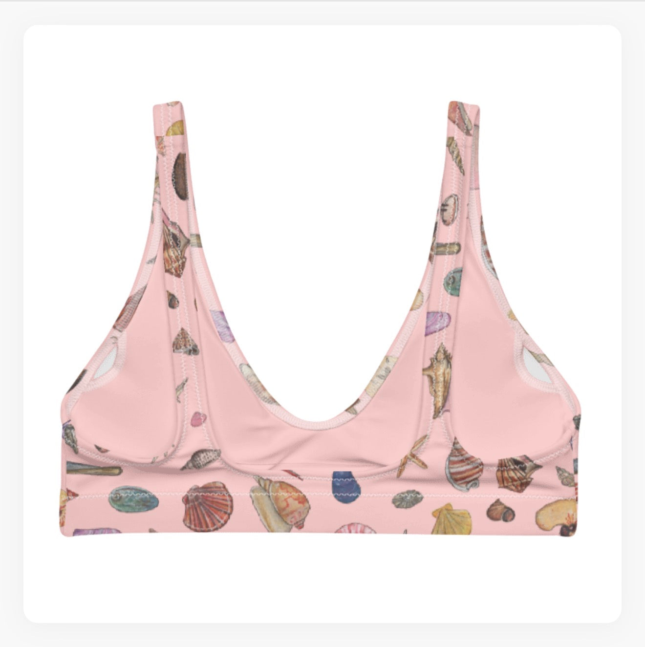 Seashells Bra Bikini Top