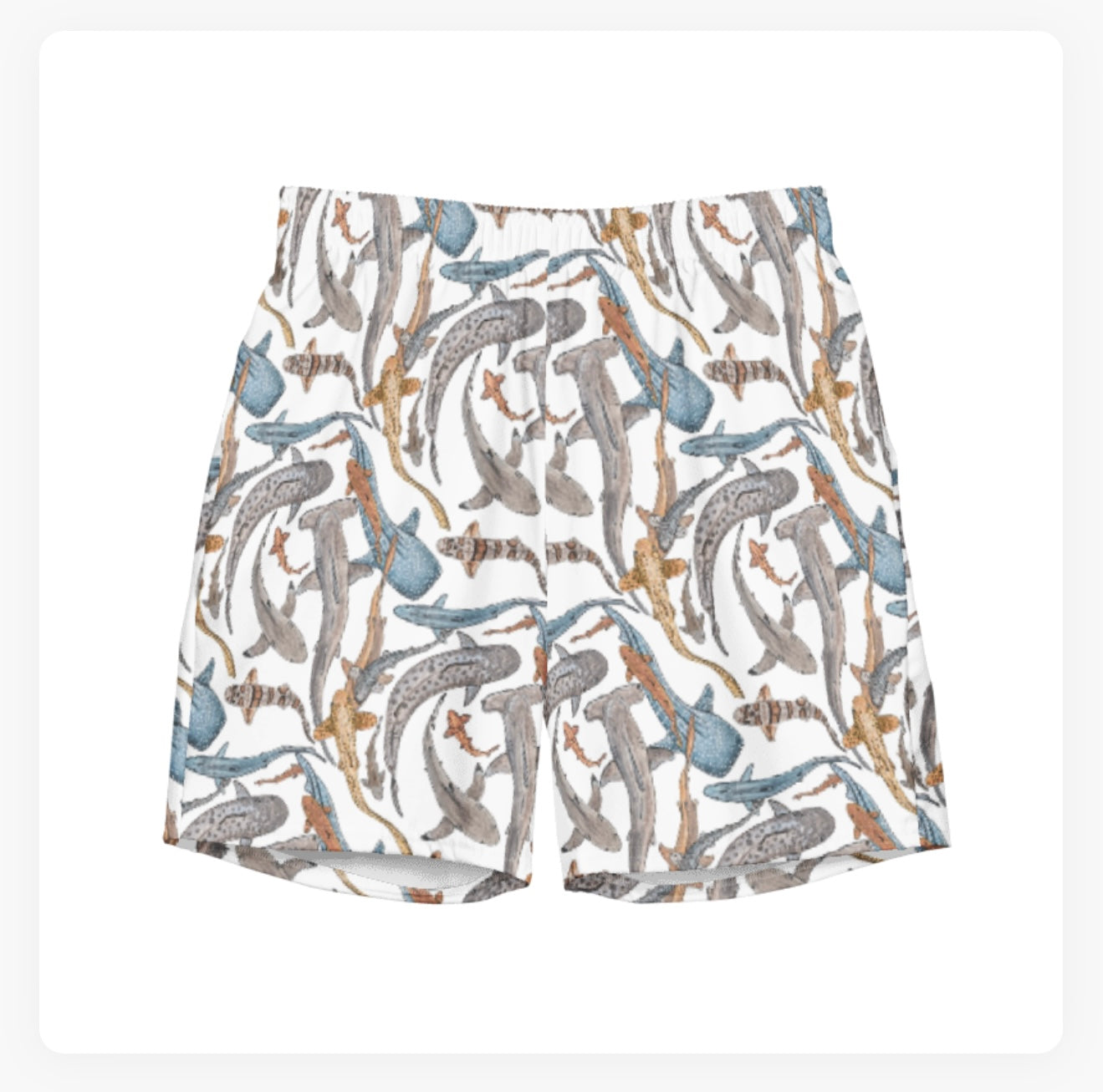 Shiver of Sharks Swim Trunks