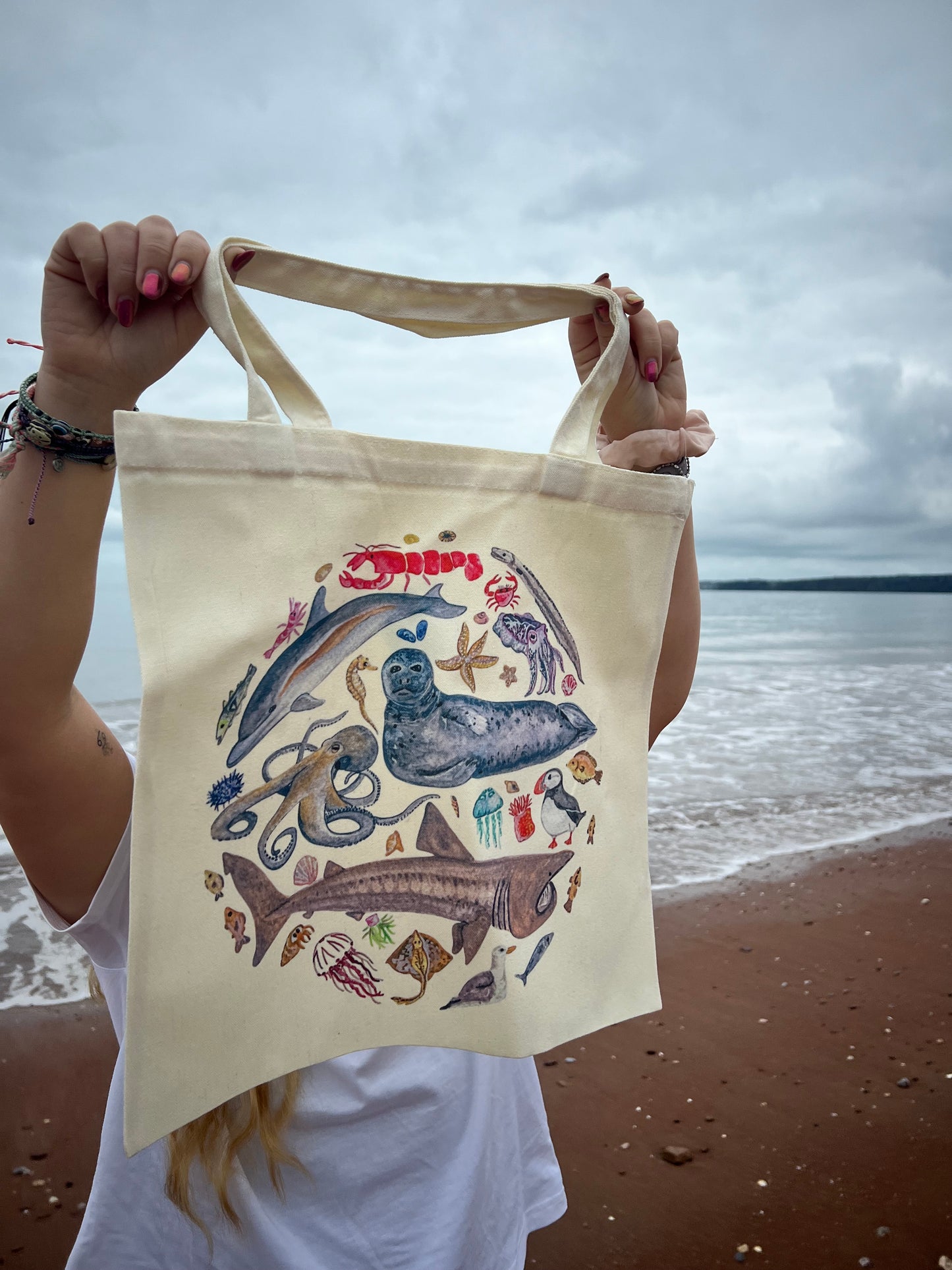 British Marine Life Tote Bag
