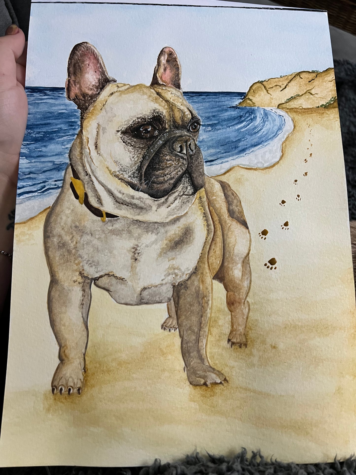 Custom Watercolour Pet Portrait