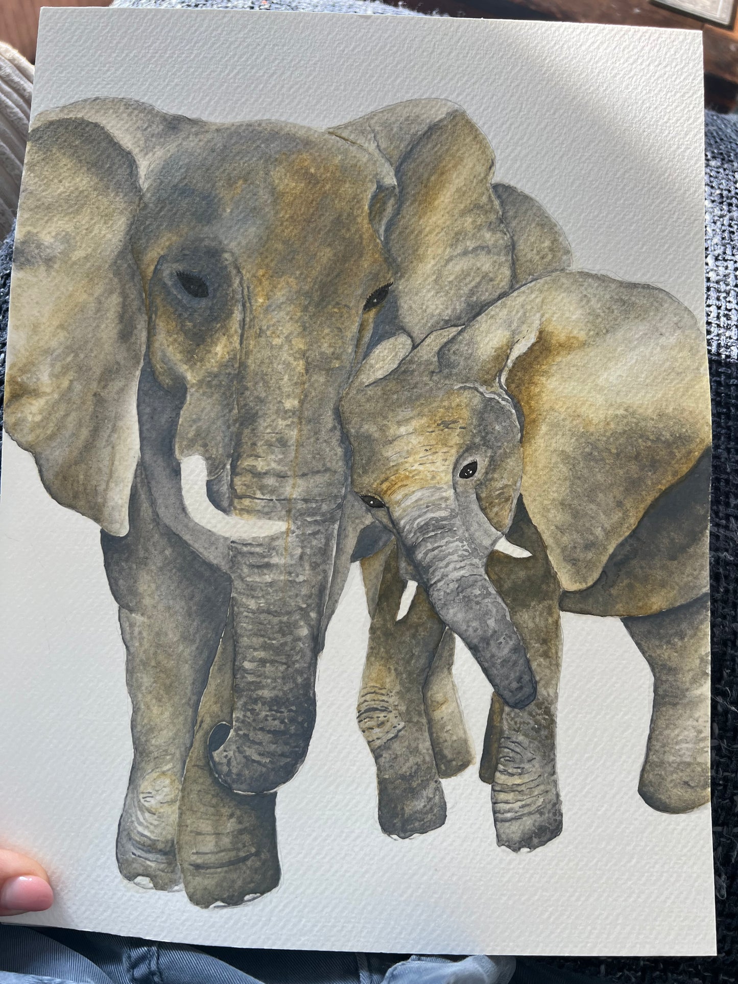 Custom Safari Animal Watercolour Painting