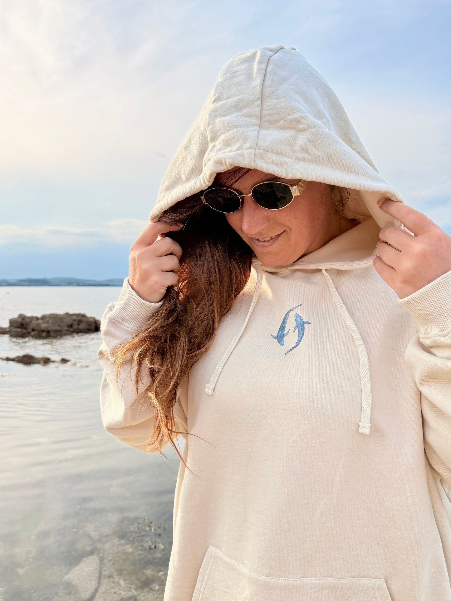 Blue Shark Hoodie