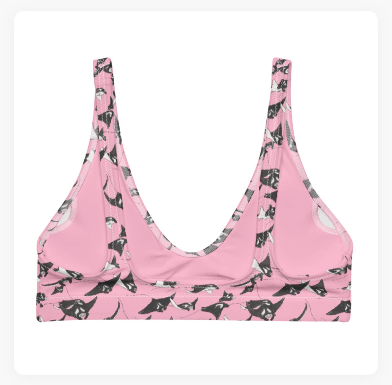Manta Ray Bra Bikini Top