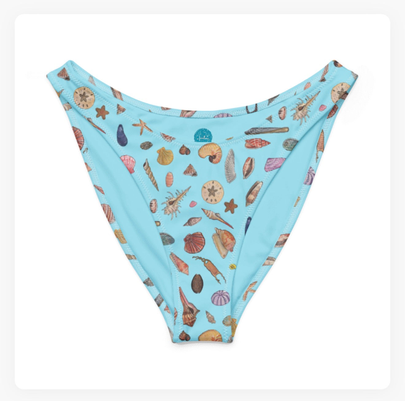 Seashells V-Cut Bikini Bottoms