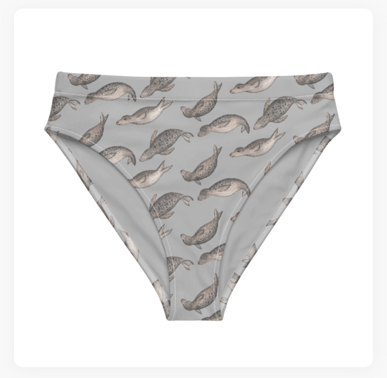 Seal Project High Waisted Bikini Bottoms